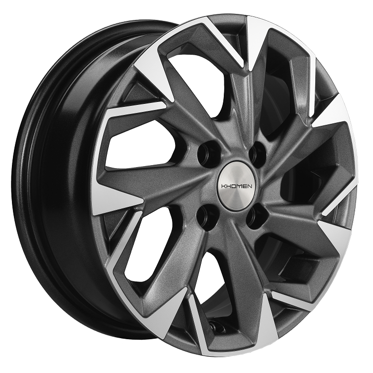 Khomen KHW1402 Gray-FP 4*100 5.5xR14 ET46 DIA54.1